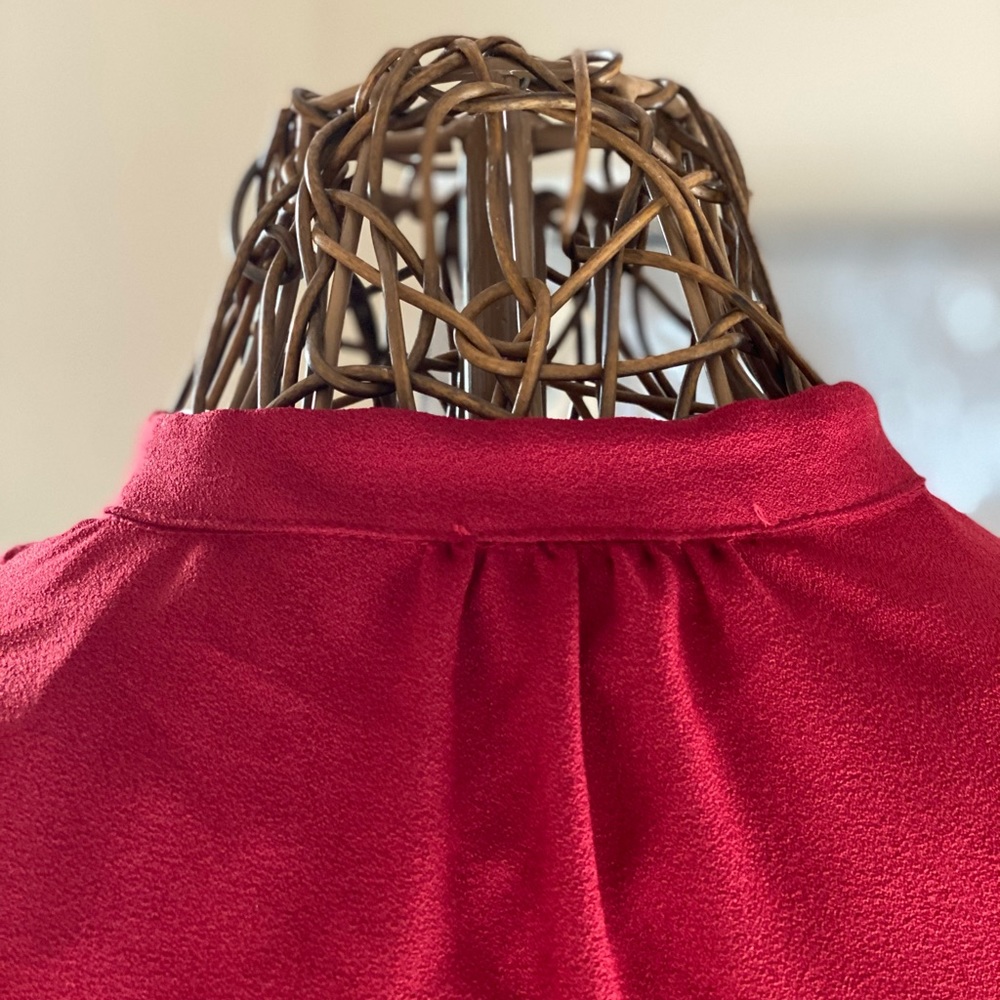 Red Shirt Dress - Picture 9 of 9